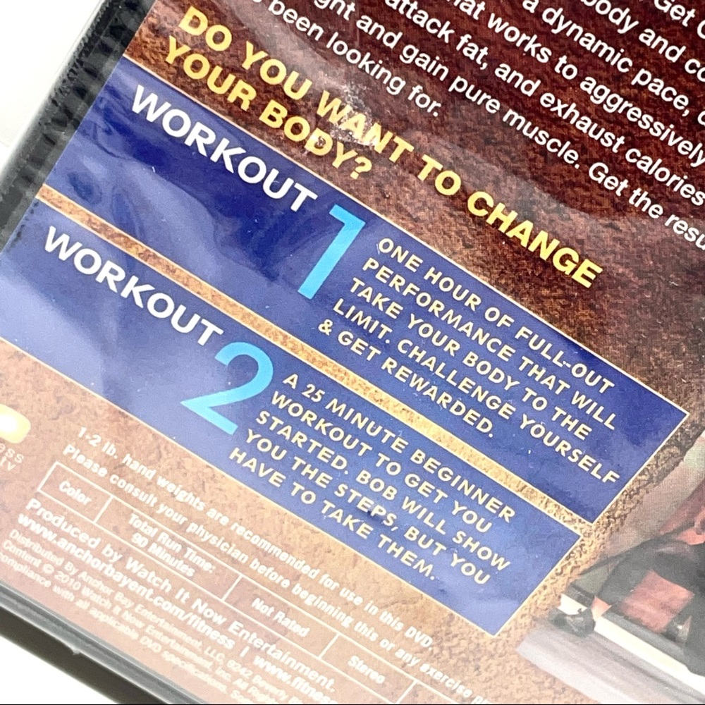Bob Harper Inside Out Method Exercise Fitness DVD Pure Burn Super Strength New - Picture 16 of 16